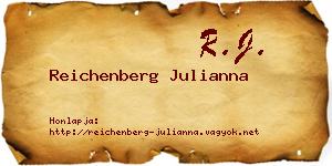 Reichenberg Julianna névjegykártya